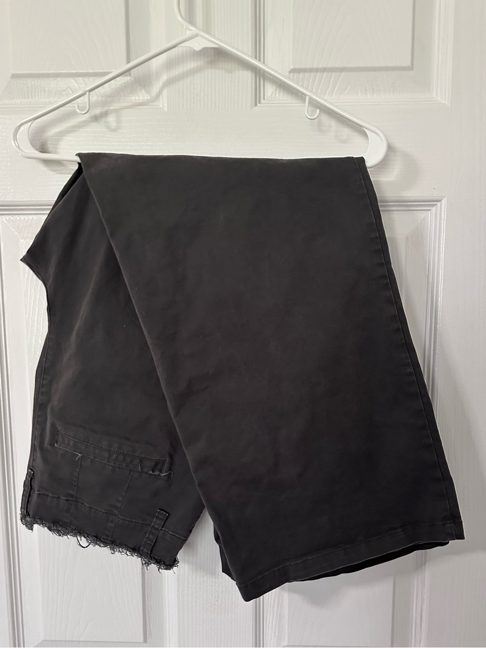 Women’s wild fable Mid-Rise Chino Gray Pants with Frayed Waistband